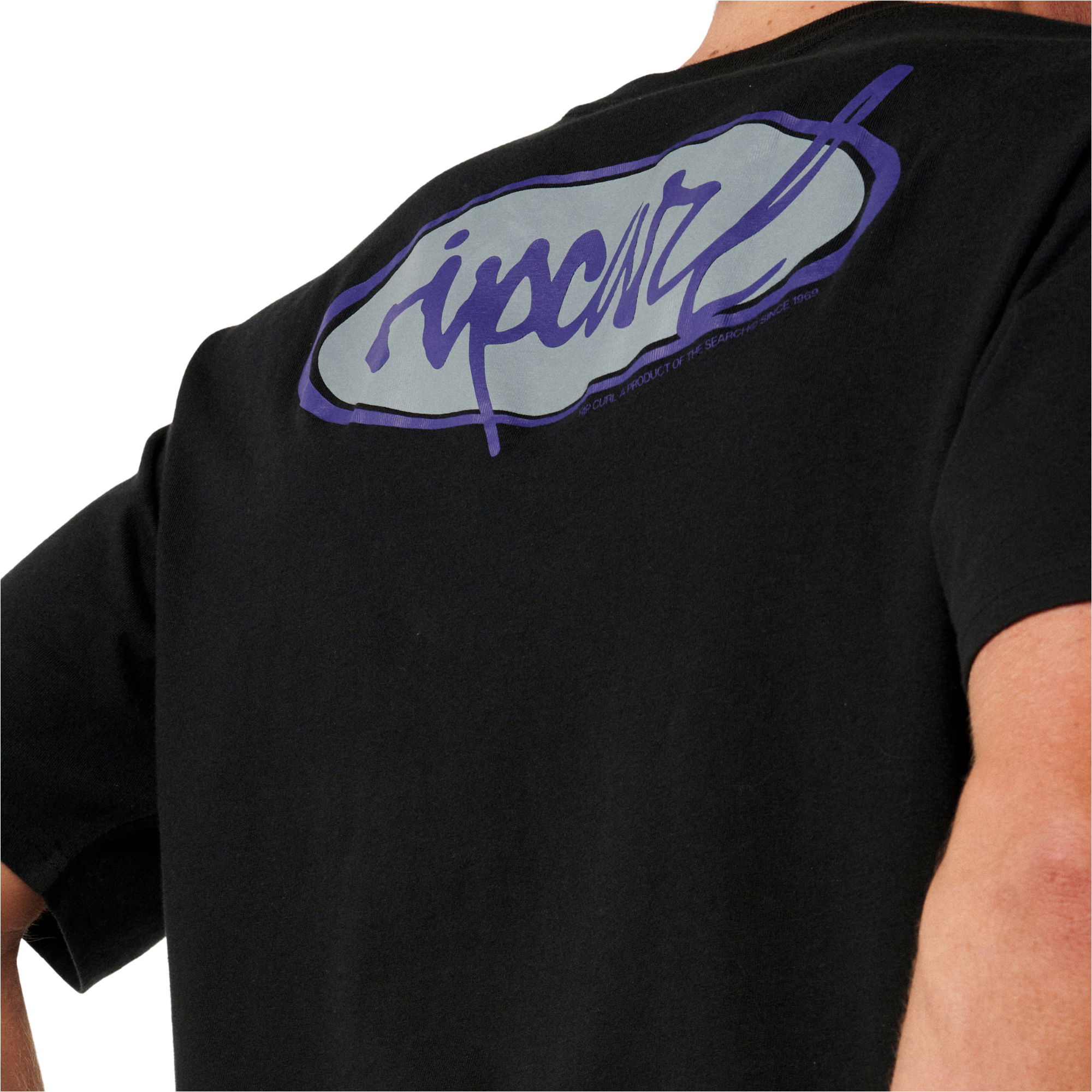 2026 Rip Curl Mens Rip Script Tee 14HMTE - Black